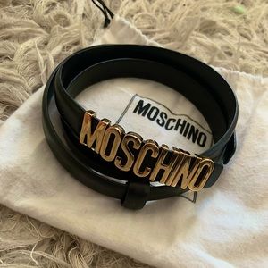 Black Moschino Belt